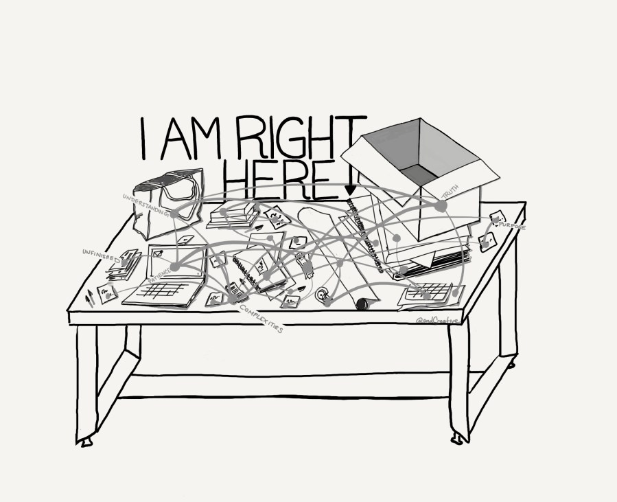 I Am Right Here Sketch